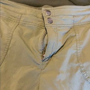 Olive green Athleta capris